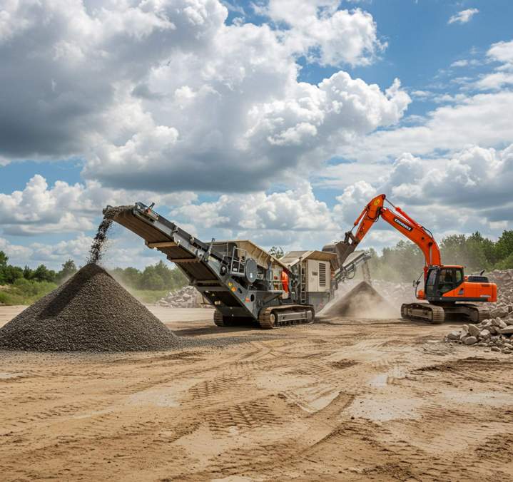 Séparation et traitement des matériaux pour une nouvelle utilisation